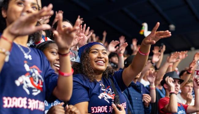 Gael Force Students at Gonzaga SMC game Feb 25